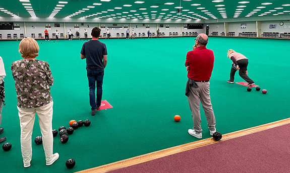 Members Playing in a Match